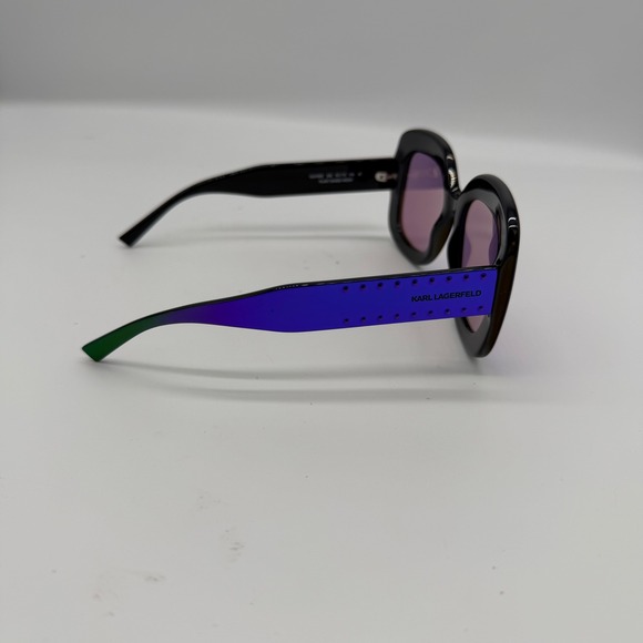 Karl Lagerfeld KL6165S Purple Oversized Square Sunglasses Plant Based Resin 500
